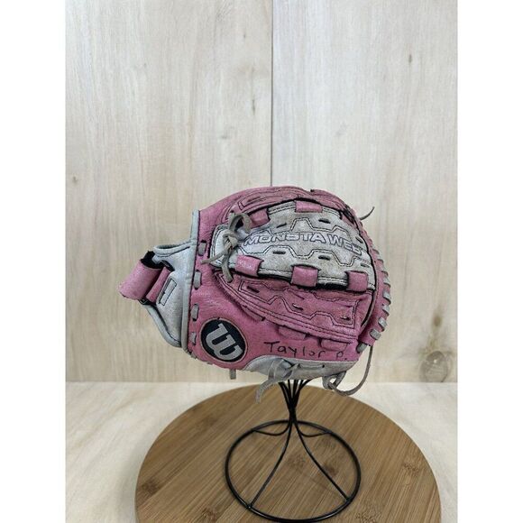 Wilson A440 Series Pink Leather Youth Fastpitch Glove Mitt 10" - Picture 1 of 6